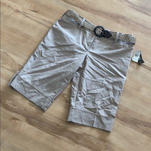 NWT BCX khaki dress shorts
